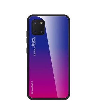 Blauw / Roze Gradient Hybrid Hoesje Samsung Galaxy Note 10 Lite