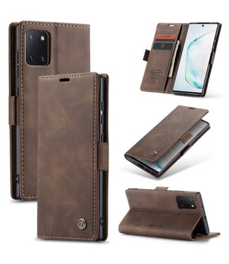 Bruin Bookcase Hoesje Samsung Galaxy Note 10 Lite