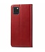 Rood Wallet Bookcase Hoesje voor de Samsung Galaxy Note 10 Lite