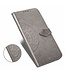 Zilver Mandala Bloem Bookcase Hoesje voor de Samsung Galaxy Note 10 Lite