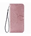 Rosegoud Mandala Bloem Bookcase Hoesje voor de Samsung Galaxy Note 10 Lite