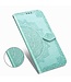 Turquoise Mandala Bloem Bookcase Hoesje voor de Samsung Galaxy Note 10 Lite