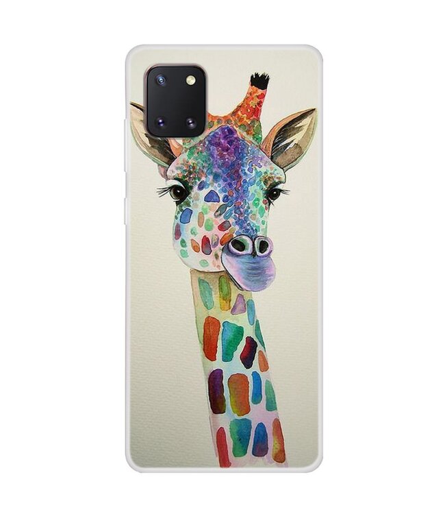 Giraffe TPU Hoesje voor de Samsung Galaxy Note 10 Lite