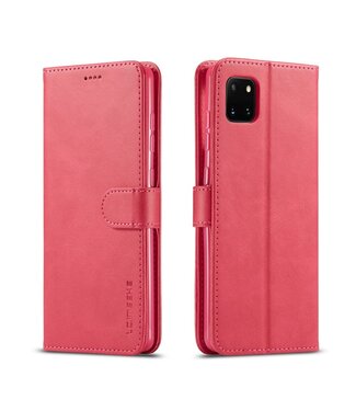 Rood Bookcase Hoesje Samsung Galaxy Note 10 Lite