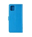 Blauw Vlinder Bookcase Hoesje voor de Samsung Galaxy Note 10 Lite