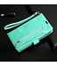 Turquoise Wallet Bookcase Hoesje voor de Samsung Galaxy Note 10 Lite