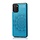 Blauw Mandala Bloem Faux Lederen Hoesje voor de Samsung Galaxy Note 10 Lite