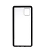 Zwart Metaal + Tempered Glass Hoesje voor de Samsung Galaxy Note 10 Lite