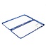 Blauw Metaal + Tempered Glass Hoesje voor de Samsung Galaxy Note 10 Lite