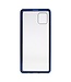 Blauw Metaal + Tempered Glass Hoesje voor de Samsung Galaxy Note 10 Lite