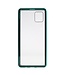 Turquoise Metaal + Tempered Glass Hoesje voor de Samsung Galaxy Note 10 Lite