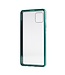 Turquoise Metaal + Tempered Glass Hoesje voor de Samsung Galaxy Note 10 Lite