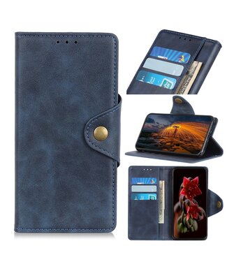 Blauw Wallet Bookcase Hoesje Samsung Galaxy M30s