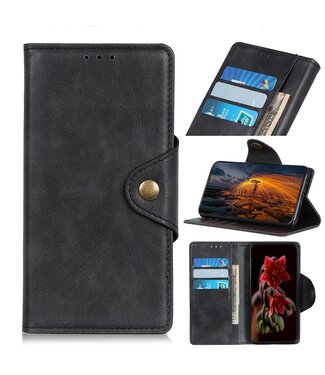 Zwart Wallet Bookcase Hoesje Samsung Galaxy M30s