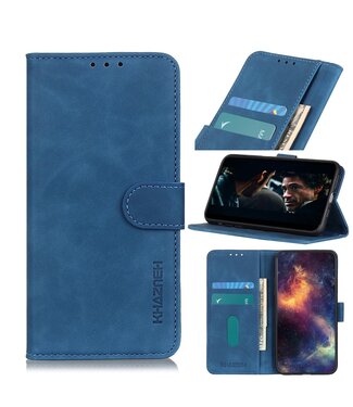 Blauw Wallet Bookcase Hoesje Samsung Galaxy Xcover Pro