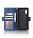 Blauw Wallet Bookcase Hoesje voor de Samsung Galaxy Xcover Pro