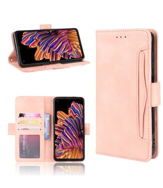 Lichtroze Wallet Bookcase Hoesje Samsung Galaxy Xcover Pro