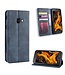 Blauw Wallet Bookcase Hoesje voor de Samsung Galaxy Xcover 4 / 4S