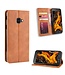 Bruin Wallet Bookcase Hoesje voor de Samsung Galaxy Xcover 4 / 4S