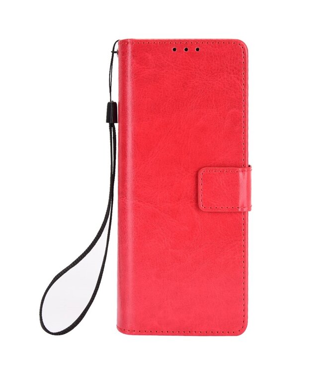 Rood Pasjeshouder Bookcase Hoesje voor de Samsung Galaxy Z Fold2