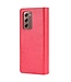 Rood Pasjeshouder Bookcase Hoesje voor de Samsung Galaxy Z Fold2