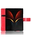 Rood Pasjeshouder Bookcase Hoesje voor de Samsung Galaxy Z Fold2