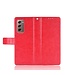 Rood Pasjeshouder Bookcase Hoesje voor de Samsung Galaxy Z Fold2