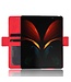 Rood Pasjeshouder Bookcase Hoesje voor de Samsung Galaxy Z Fold2