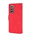 Rood Pasjeshouder Bookcase Hoesje voor de Samsung Galaxy Z Fold2