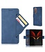 Blauw Pasjeshouder Bookcase Hoesje voor de Samsung Galaxy Z Fold2