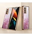 GKK Paars / Roze Tempered Glass Hoesje voor de Samsung Galaxy Z Fold2