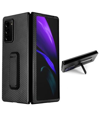 Zwart Hardcase Hoesje Samsung Galaxy Z Fold2