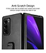 Zwart Hardcase Hoesje voor de Samsung Galaxy Z Fold2