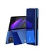 Blauw Spiegel Bookcase Hoesje voor de Samsung Galaxy Z Fold2