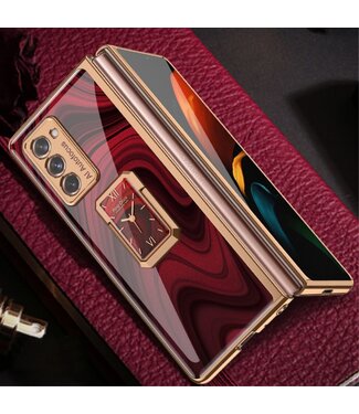 Rood Malachiet Hybrid Hoesje Samsung Galaxy Z Fold2