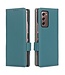 Blauw Litchee Bookcase Hoesje voor de Samsung Galaxy Z Fold2