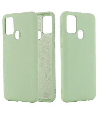 Mintgroen Siliconen Hoesje Samsung Galaxy M31