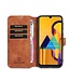 DG.Ming Bruin Wallet Bookcase Hoesje voor de Samsung Galaxy M31