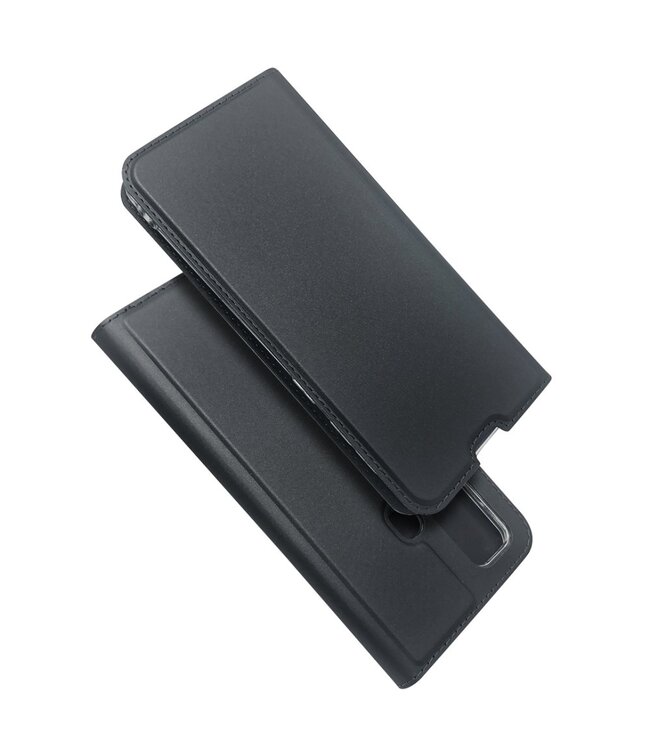 Zwart Bookcase Hoesje voor de Samsung Galaxy M31