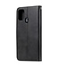 Zwart Wallet Bookcase Hoesje voor de Samsung Galaxy M31