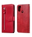 Rood Wallet Bookcase Hoesje voor de Samsung Galaxy M31