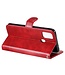 Rood Wallet Bookcase Hoesje voor de Samsung Galaxy M31