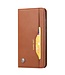 Bruin Portemonnee Bookcase Hoesje voor de Samsung Galaxy M51