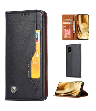 Zwart Portemonnee Bookcase Hoesje Samsung Galaxy M51