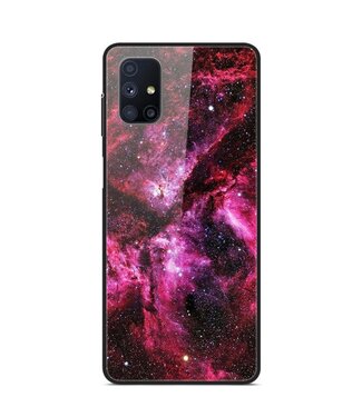 Roze Marmer Hybrid Hoesje Samsung Galaxy M51