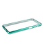 Turquoise Metaal + Tempered Glass Hoesje voor de Samsung Galaxy M51