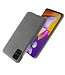 Grijs Stoffen Hardcase Hoesje voor de Samsung Galaxy M31s