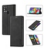 Zwart Wallet Stand Bookcase Hoesje voor de Samsung Galaxy A21s