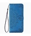 Blauw Mandala Bloem Bookcase Hoesje voor de Oppo A5 (2020) / A9 (2020)