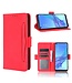 Rood Multi-Slot Bookcase Hoesje voor de Oppo A53 / A53s